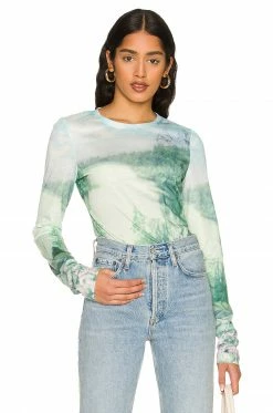 Song Of Style Penny Top In Blue Landscape
