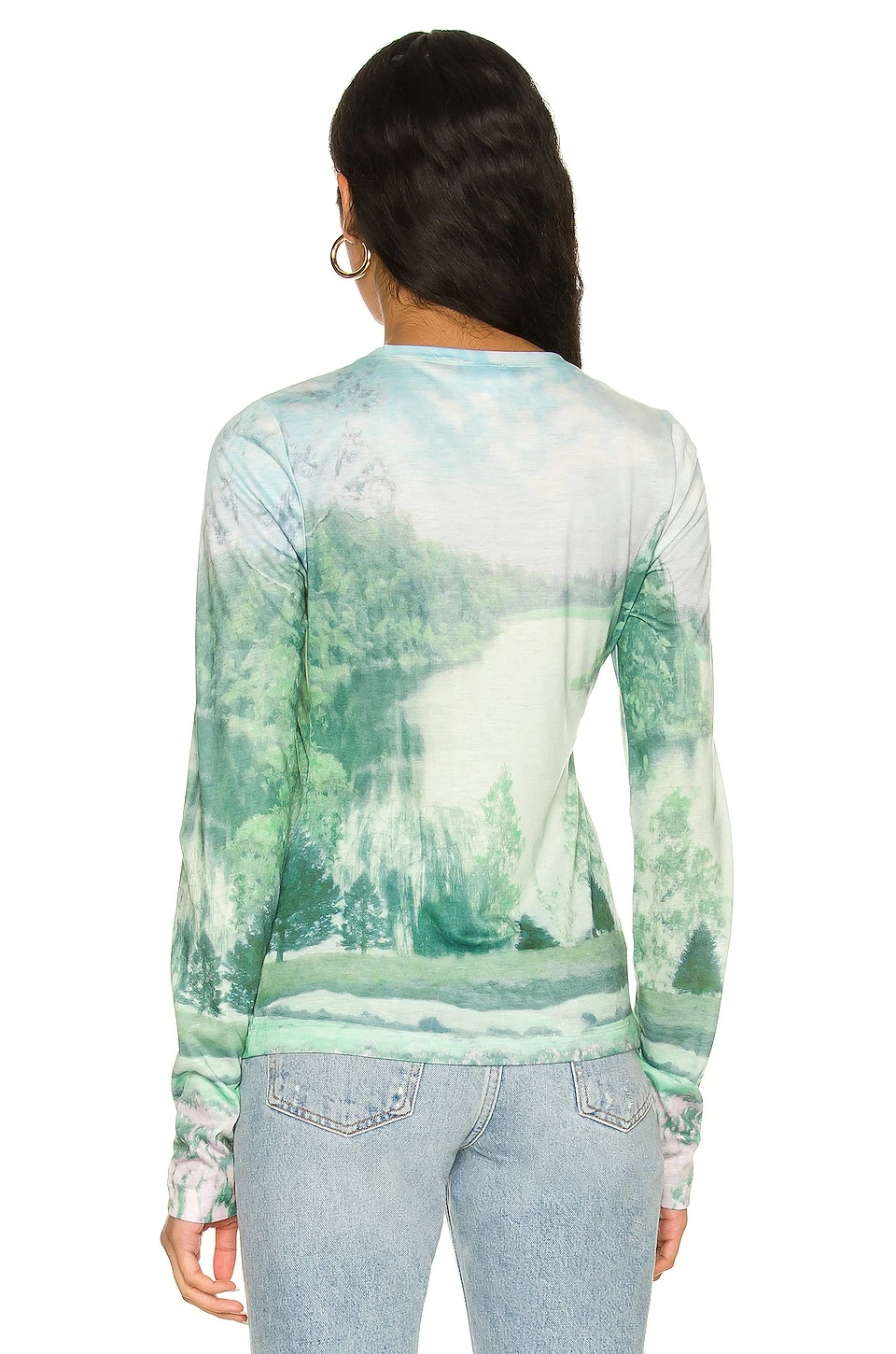 Song Of Style Penny Top In Blue Landscape 5 Song Of Style Penny Top In Blue Landscape - Image 3