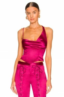 Song Of Style Aislin Cami In Fuchsia Pink