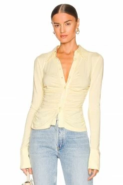 Song Of Style Efra Top In Mellow Yellow