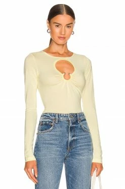 Song Of Style Townes Top In Mellow Yellow