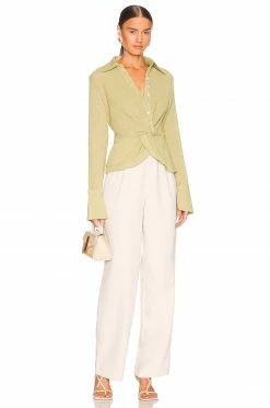 Song Of Style Claude Top In Sage -Song Of Style Outlet Store SOSR WS184 V4