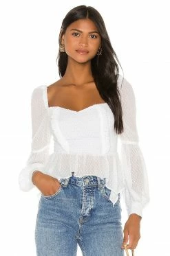 Song Of Style Clara Top In White