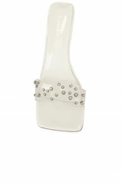 Song Of Style Sparkle Heel In White -Song Of Style Outlet Store SOSR WZ48 V4