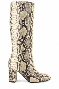 Song Of Style Parker Boot In Natural Snake