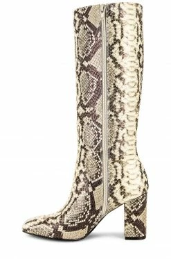 Song Of Style Parker Boot In Natural Snake -Song Of Style Outlet Store SOSR WZ54 V5